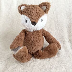 Snow Day Kids Brown Fox Plush 15”Stuffed Animal Touch Hands And Feet